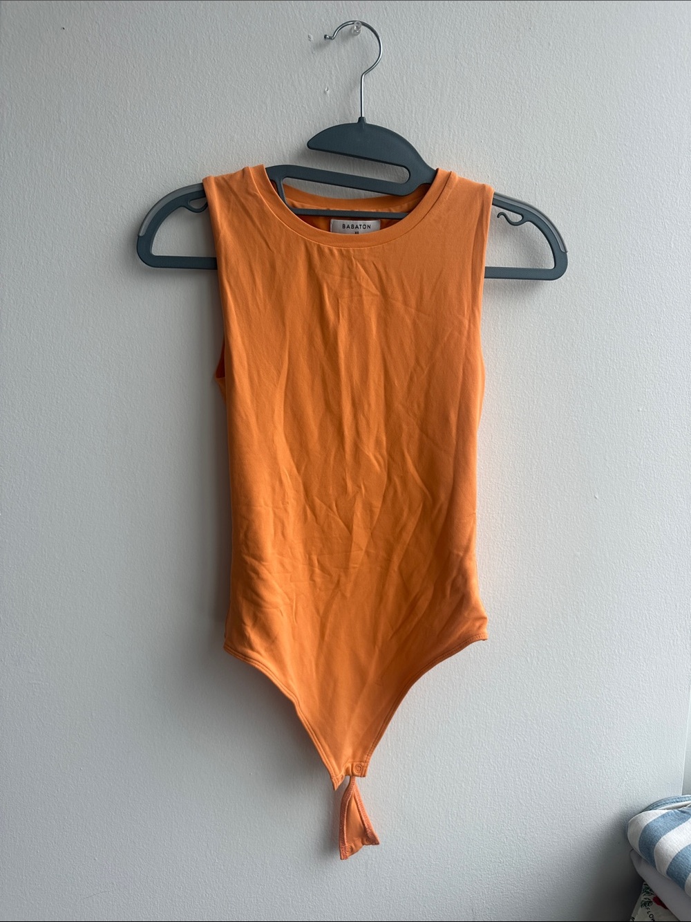 Babaton Kids Bright Orange Sleeveless Bodysuit